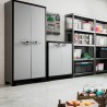 Armoire basse Titan Basso XL avec 2 étagères pour cave, buanderie et jardin Keter Remises