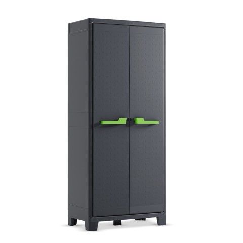 Armoire de jardin polyvalente 4 étagères rangement Moby Alto XL Keter Promotion
