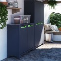 Armoire d'extérieur polyvalente 2 étagères ajustables Moby Basso XL Keter Vente