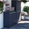 Armoire d'extérieur polyvalente 2 étagères ajustables Moby Basso XL Keter Vente