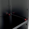 Armoire de jardin 3 étagères modulables extérieur Stilo Alto Keter Choix