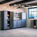Armoire de jardin 3 étagères modulables extérieur Stilo Alto Keter Dimensions