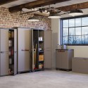 Armoire de rangement balais 3 étagères multifonction réglables Stilo Keter Vente
