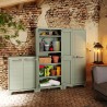 Armoire polyvalente d'extérieur 4 étagères réglables Planet Outdoor Alto Keter Vente