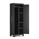 Armoire à balais noire 3 étagères réglables polyvalente Detroit Keter Promotion