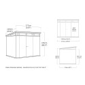 Abri de jardin Keter en résine 277x218x226cm Artisan 9x7 K235881 Choix