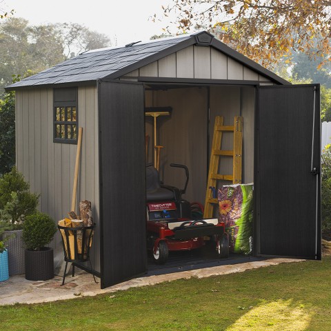 Abri de jardin en résine PVC Oakland 759 230x287x242cm Keter K224433 Promotion