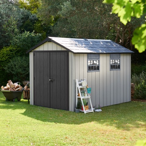 Abri de jardin grand modèle 230x350x242cm résine Oakland 7511 Keter K226027 Promotion