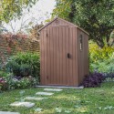 Abri de jardin effet bois naturel en résine PVC 125x184x205cm Darwin 4x6 Keter Offre