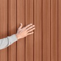 Abri de jardin effet bois naturel en résine PVC 125x184x205cm Darwin 4x6 Keter Prix