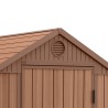 Abri de jardin effet bois naturel en résine PVC 125x184x205cm Darwin 4x6 Keter Modèle