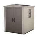 Abri de jardin en résine avec étagères 178x195,5x208cm Factor 6x6 Keter K209872 Vente