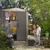 Abri de jardin en résine avec étagères 178x195,5x208cm Factor 6x6 Keter K209872 Caractéristiques