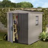 Abri de jardin en résine avec étagères 178x195,5x208cm Factor 6x6 Keter K209872 Prix