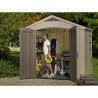 Abri de jardin extérieur avec étagères 256,5x182x243cm Factor 8x6 Keter K209871 Modèle