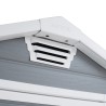 Abri de jardin en résine PVC avec plancher 129x103x196 cm Manor 4x3 Keter Caractéristiques