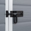 Abri de jardin en résine PVC avec plancher 129x103x196 cm Manor 4x3 Keter Dimensions