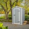Abri de jardin en résine PVC avec plancher 129x103x196 cm Manor 4x3 Keter Offre