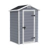 Abri de jardin en résine PVC avec plancher 129x103x196 cm Manor 4x3 Keter Réductions