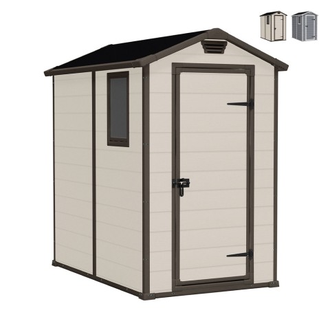 Abri de jardin en résine PVC 130x192x198cm Manor 4x6 Keter Promotion