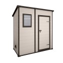 Abri d'outils de jardin en résine PVC 183,5x111x200,5cm Manor Pent 6x4 Keter Réductions