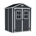 Abri de jardin Keter en résine PVC avec fenêtres 185x152x226cm Manor 6x5 Catalogue