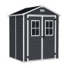 Abri de jardin Keter en résine PVC avec fenêtres 185x152x226cm Manor 6x5 Catalogue
