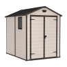 Grande abri de jardin en résine PVC 185,8x236,8x227 cm Manor 6x8 Keter Caractéristiques