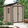 Grande abri de jardin en résine PVC 185,8x236,8x227 cm Manor 6x8 Keter Offre
