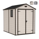 Grande abri de jardin en résine PVC 185,8x236,8x227 cm Manor 6x8 Keter Promotion