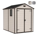Grande abri de jardin en résine PVC 185,8x236,8x227 cm Manor 6x8 Keter Promotion