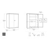 Armoire de jardin extérieure avec 2 étagères High Store+ Keter K246241 Catalogue