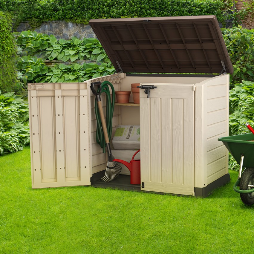 Coffre de jardin rangement outils Store It Out Max Keter K217161 Promotion