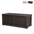 Coffre de rangement extra large en résine pour jardin Rockwood Keter Promotion