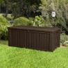 Coffre de rangement extra large en résine pour jardin Rockwood Keter Offre