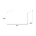 Coffre de rangement extra large en résine pour jardin Rockwood Keter 