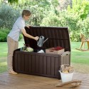 Coffre de rangement multifonction en résine pour jardin Glenwood Keter K208987 Catalogue