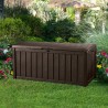 Coffre de rangement multifonction en résine pour jardin Glenwood Keter K208987 Promotion