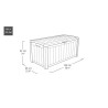 Coffre de rangement multifonction en résine pour jardin Glenwood Keter K208987 Choix