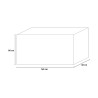 Banc coffre de jardin extérieur avec rangement Eden Keter 