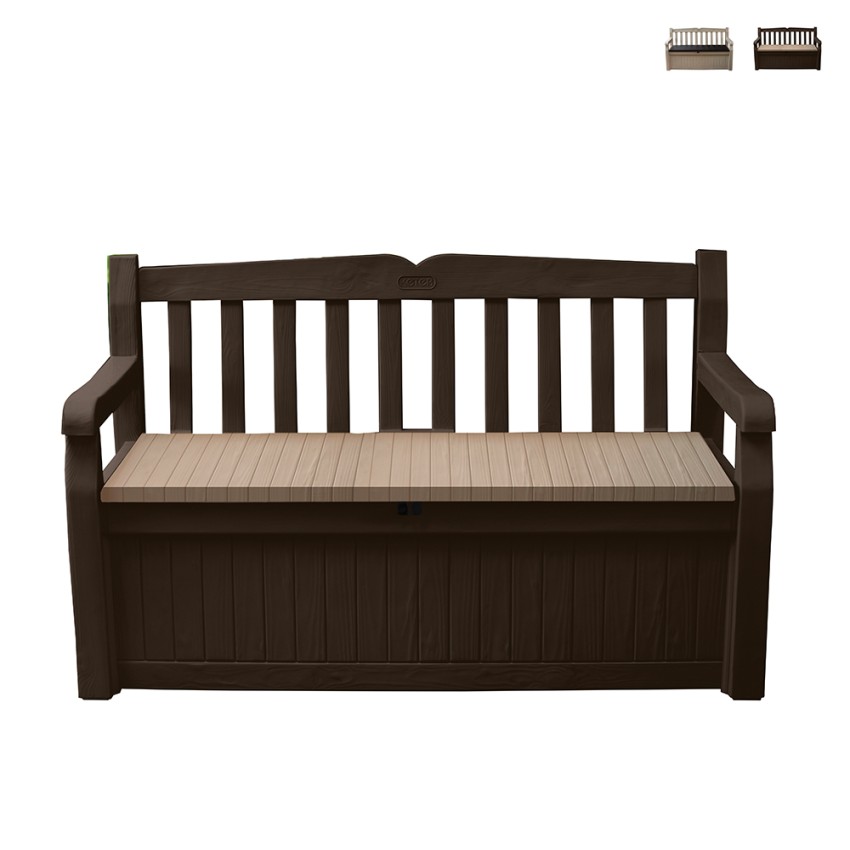 Banc coffre de jardin extérieur avec rangement Eden Keter Vente Banc coffre de jardin extérieur avec rangement Eden Keter Vente