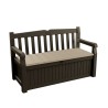 Banc coffre de jardin extérieur avec rangement Eden Keter Réductions