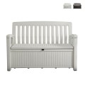 Banc de jardin avec coffre de rangement extérieur Patio Keter Promotion