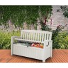 Banc de jardin avec coffre de rangement extérieur Patio Keter Offre