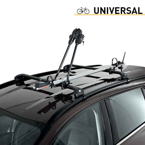 Porte-vélos universel pour toit de voiture avec système antivol Bici 3000 Alu New