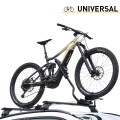 Porte-vélos universel en acier avec antivol pour barres de toit de voiture Pesio Promotion