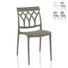 Chaise design moderne salle à manger restaurant extérieur bar jardin cuisine Queen Promotion