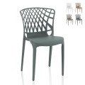 Chaise moderne salle à manger cuisine extérieur restaurant jardin empilable Arko Promotion