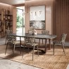 Chaise moderne empilable intérieure extérieure pour cuisine salle à manger restaurant Amber Réductions