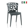 Chaise moderne empilable intérieure extérieure pour cuisine salle à manger restaurant Amber Catalogue